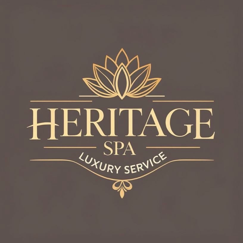 Logo dan contact heritage spa jogja